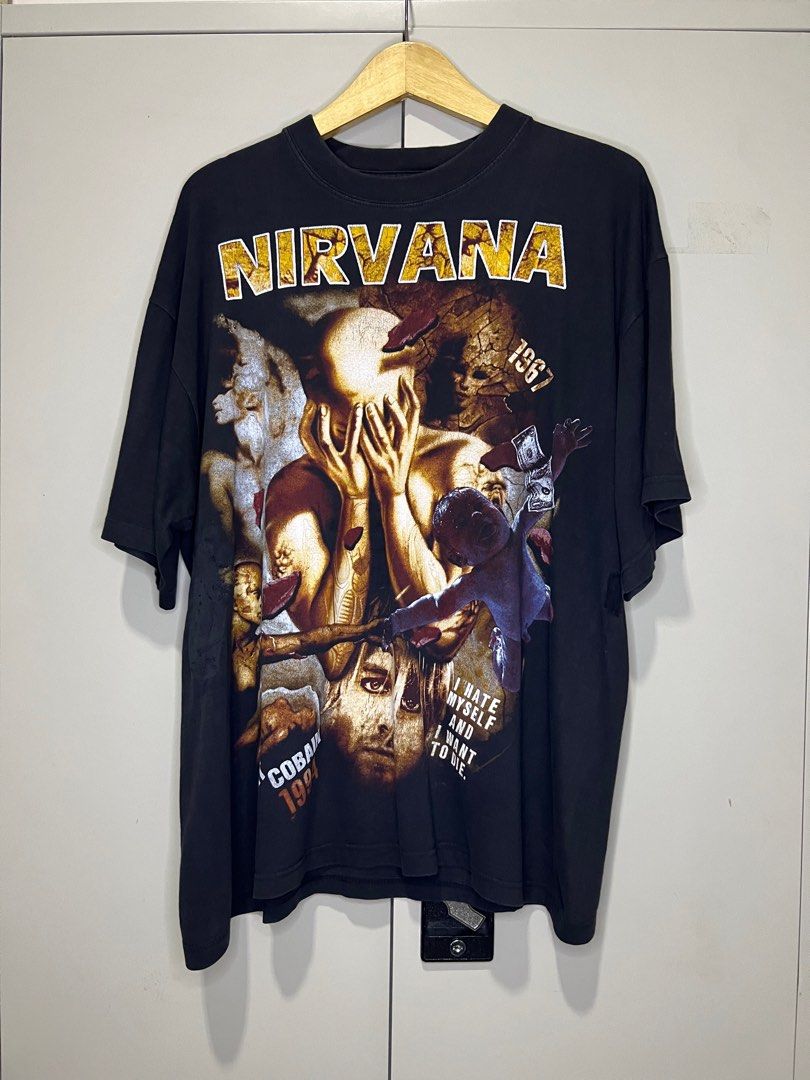 90s vintage Nirvana  boot T