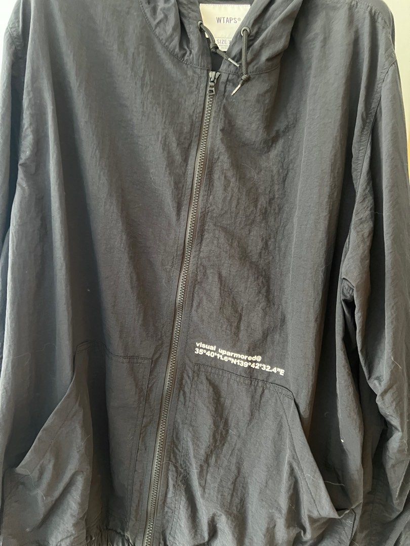 Wtaps Shadow Jacket Nylon Taffeta EX44 Black XL Size 4, 男裝, 外套