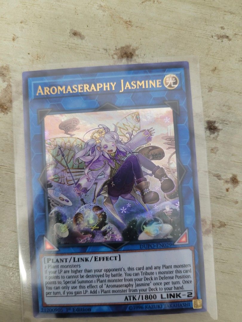 Yugioh UR Aromaseraphy Jasmine, Hobbies & Toys, Toys & Games on Carousell