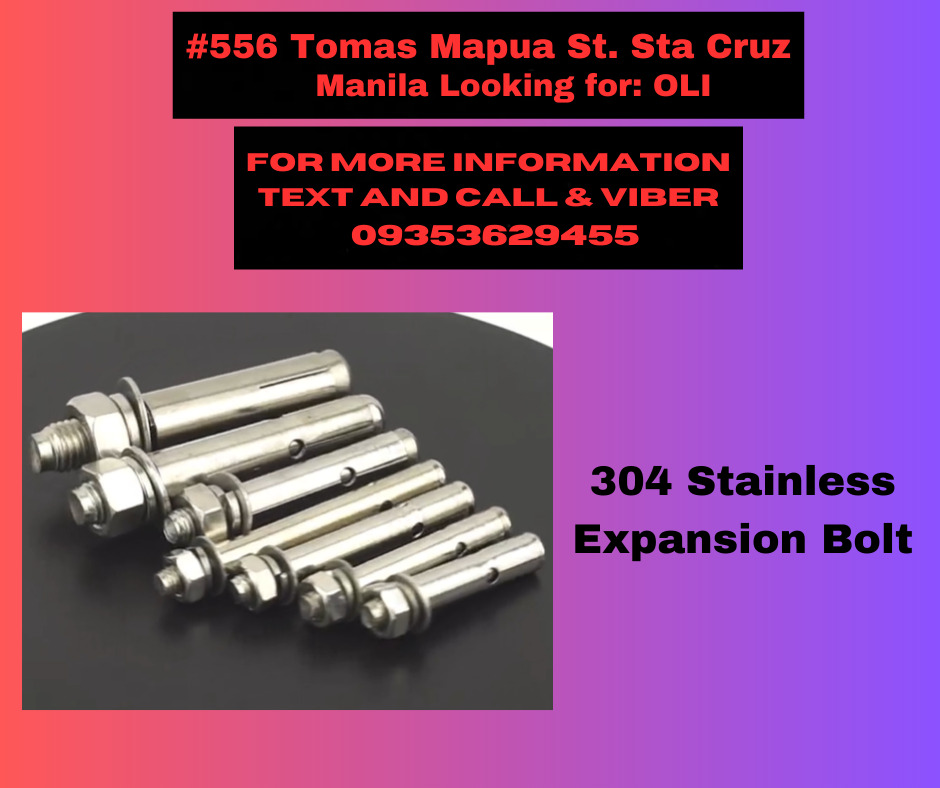 304 Stainless Expansion Bolt, Commercial & Industrial, Construction