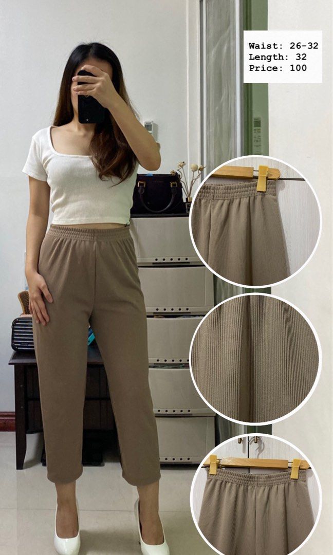 Solana Rust Brown Wide Leg Pants