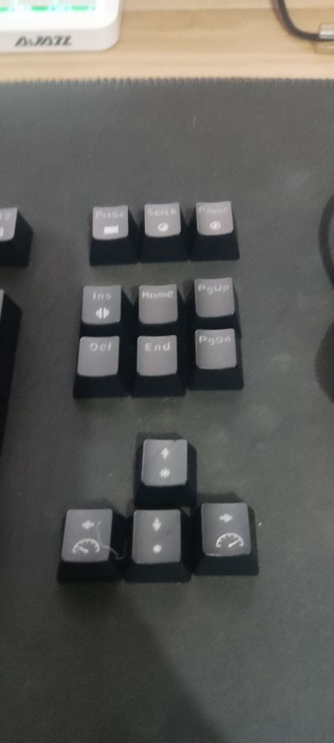 87 Keys Keycaps for Mechanical Keyboard ABS Two Color Backlit Keycap (pulled from RK87) (Category: Computer Keyboard) located in Taytay. Submitted by skywinter14 (Listing ID 1226319828, Image 3). Description: Color: Matte Black Shipping thru LBC/Lalamove/Toktok/Shopee Checkout. SF shouldered by buyer..