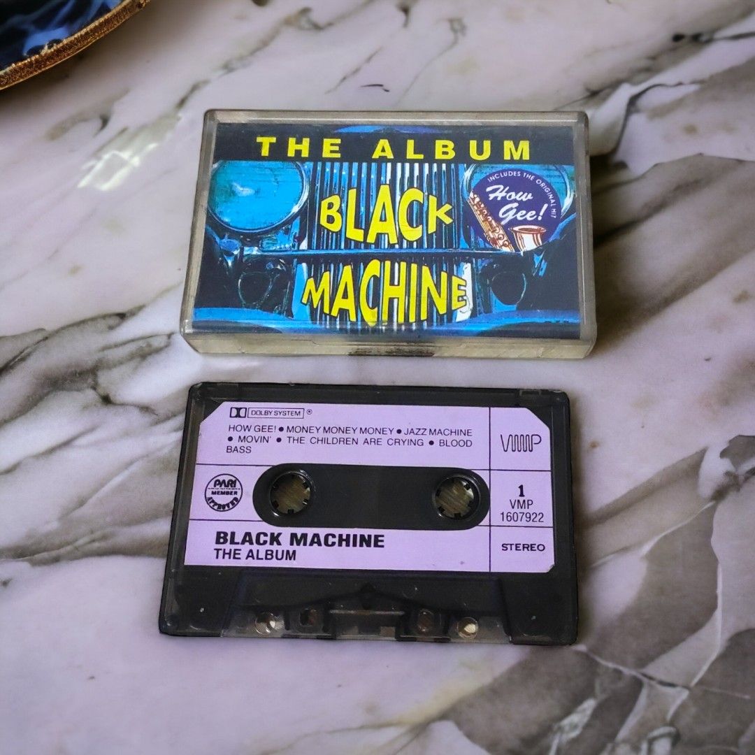 90s cassette tape Black Machine feat. How Gee, Hobbies & Toys ...