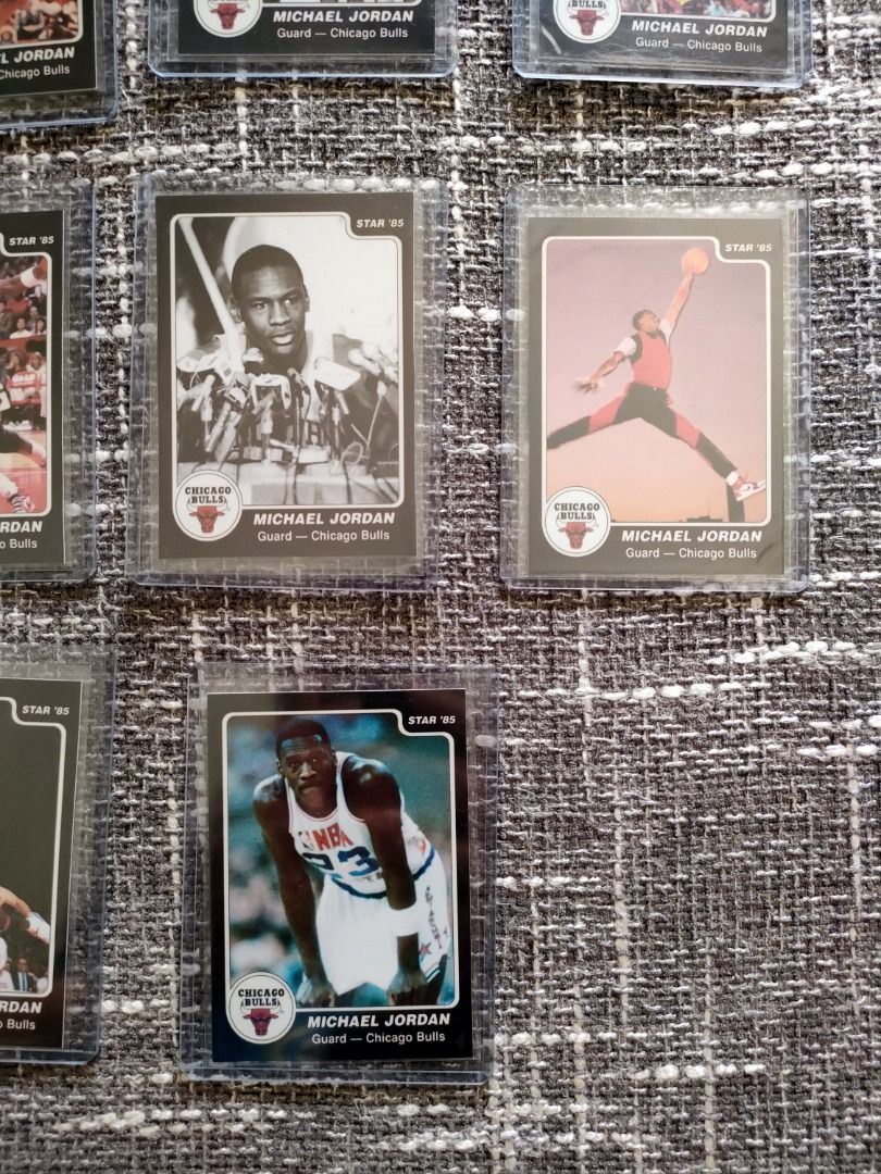 米高佐敦新秀球星卡Michael Jordan RC star 84 85 hsn 稀有齊套14張極