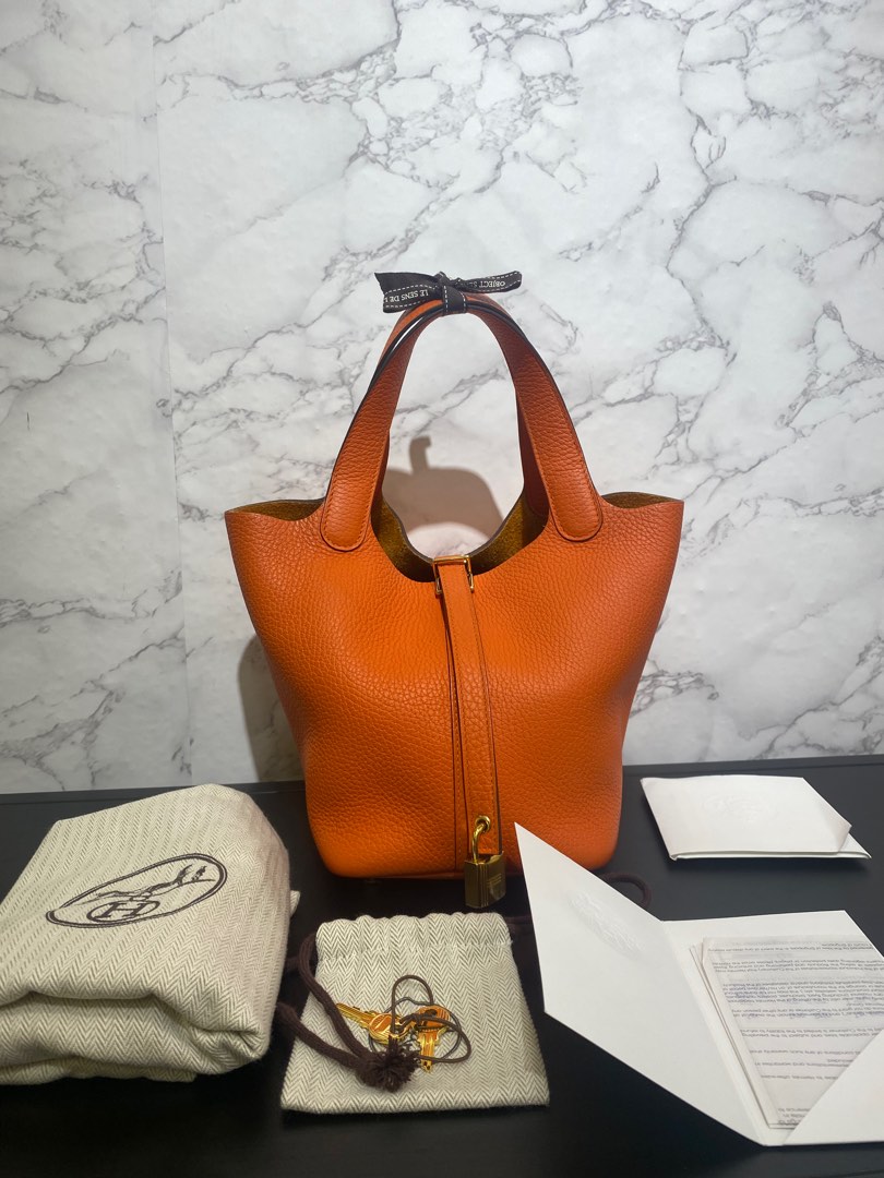 Hermes picotin 23 in the loop, Luxury, Bags & Wallets on Carousell