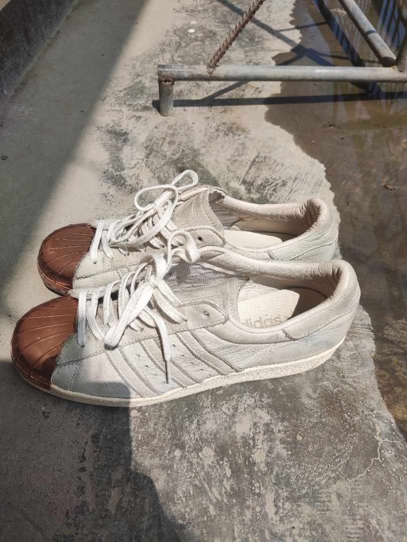 Adidas superstar 80s metal toe kids Orange hot sale