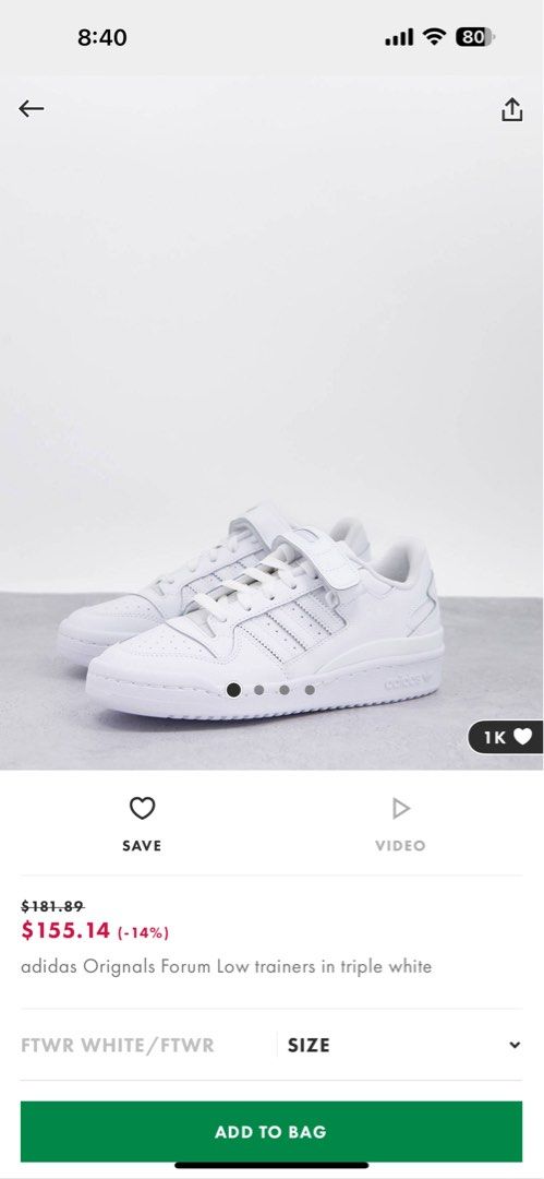 Adidas originals white womens top