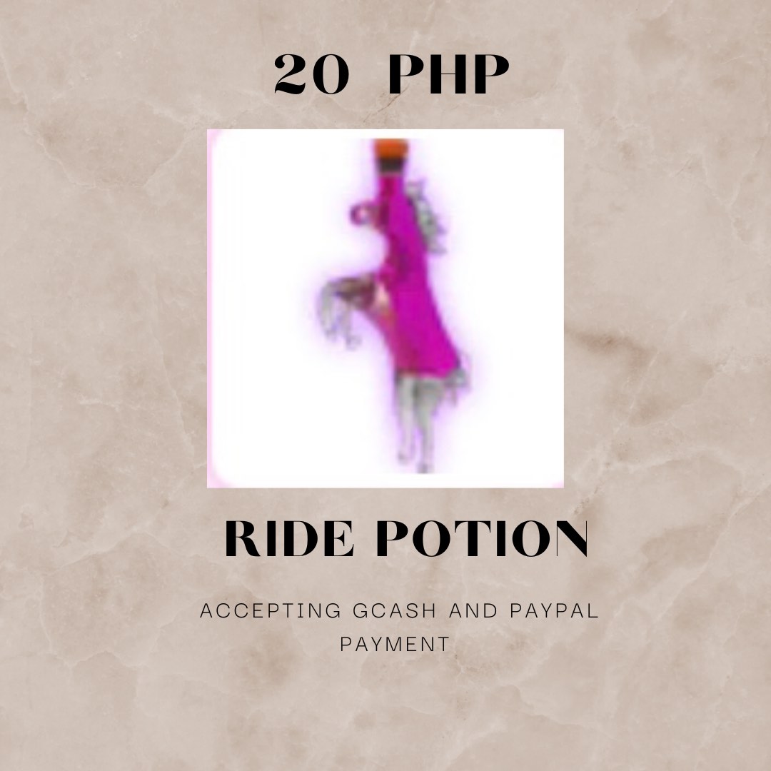 Adopt Me Potion Ride Potion on Carousell