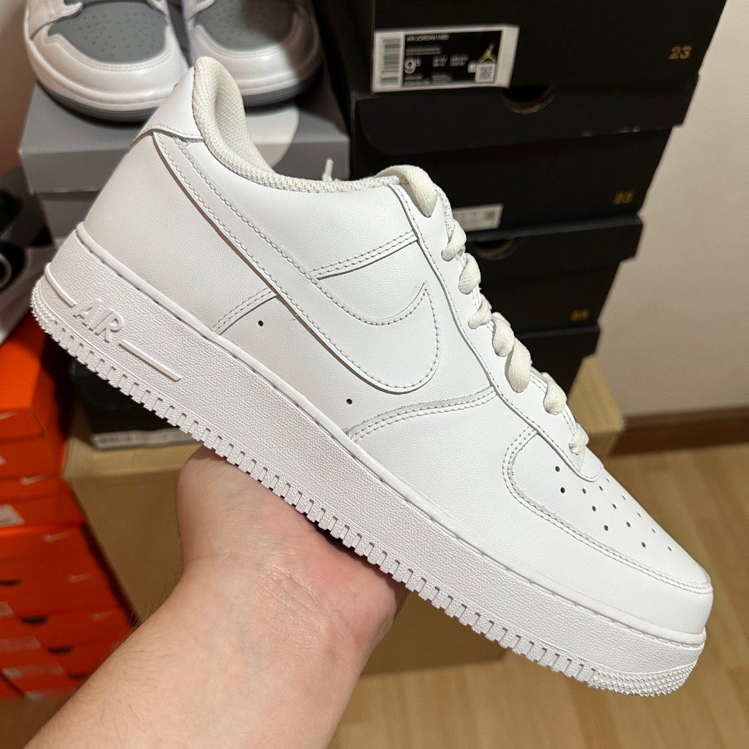 triple white air forces