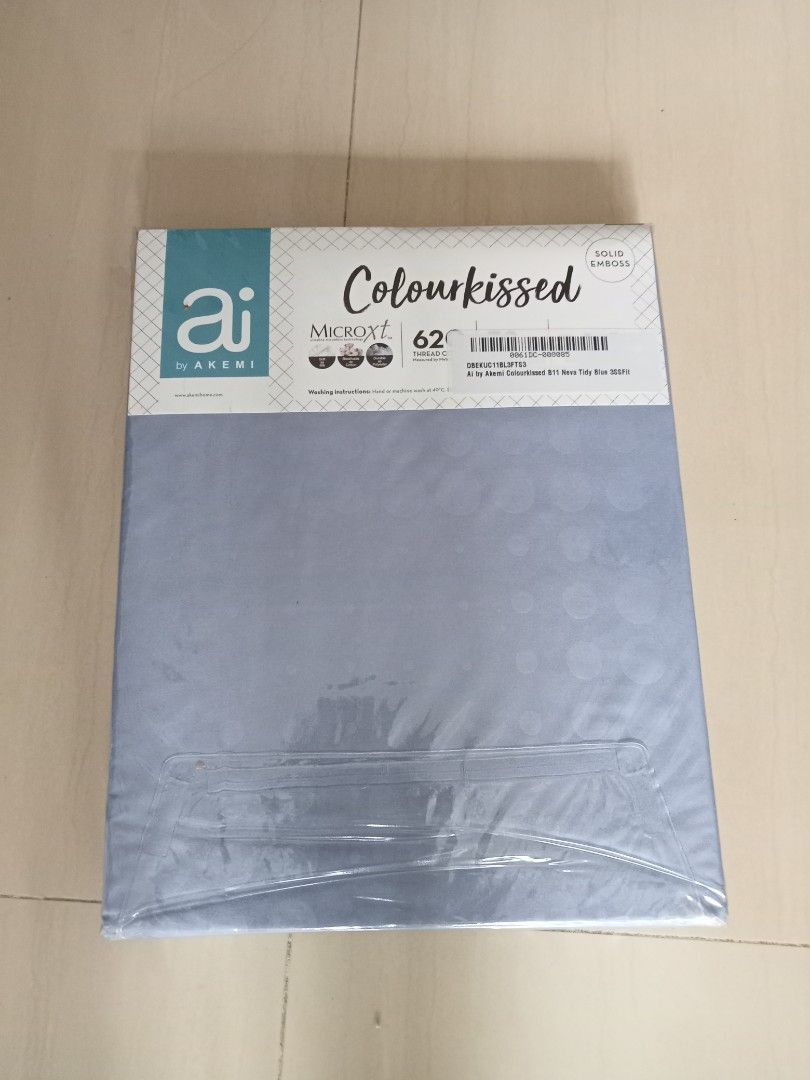 Akemi super single bedsheet, Furniture & Home Living, Bedding & Towels