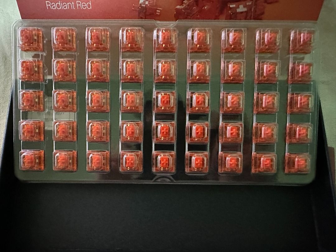Akko CS Radiant Red Switch (2 Sets), Computers & Tech, Parts ...