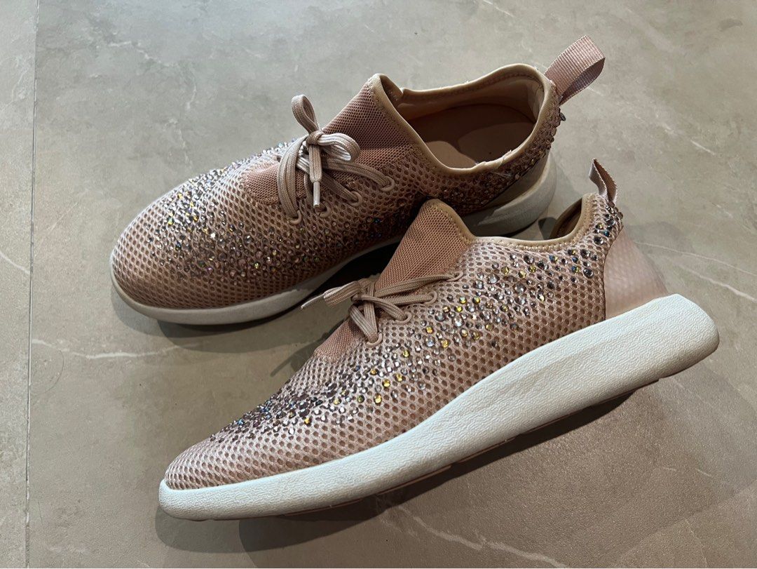 Aldo rose gold sneakers outlet