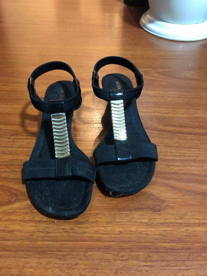 Alfani Black Wedge Sandals