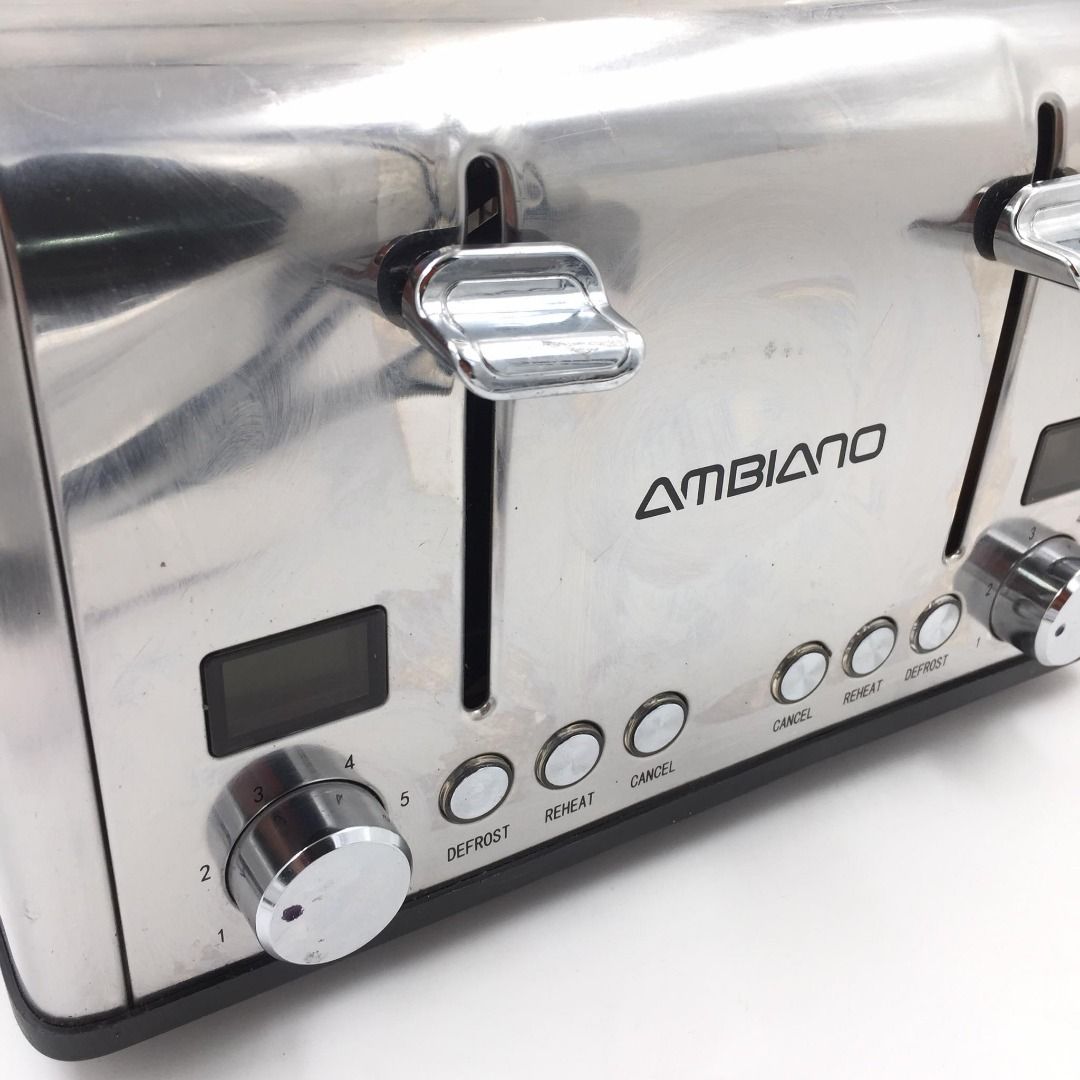 AMBIANO 4Slice Countdown Toaster, TV & Home Appliances, Kitchen