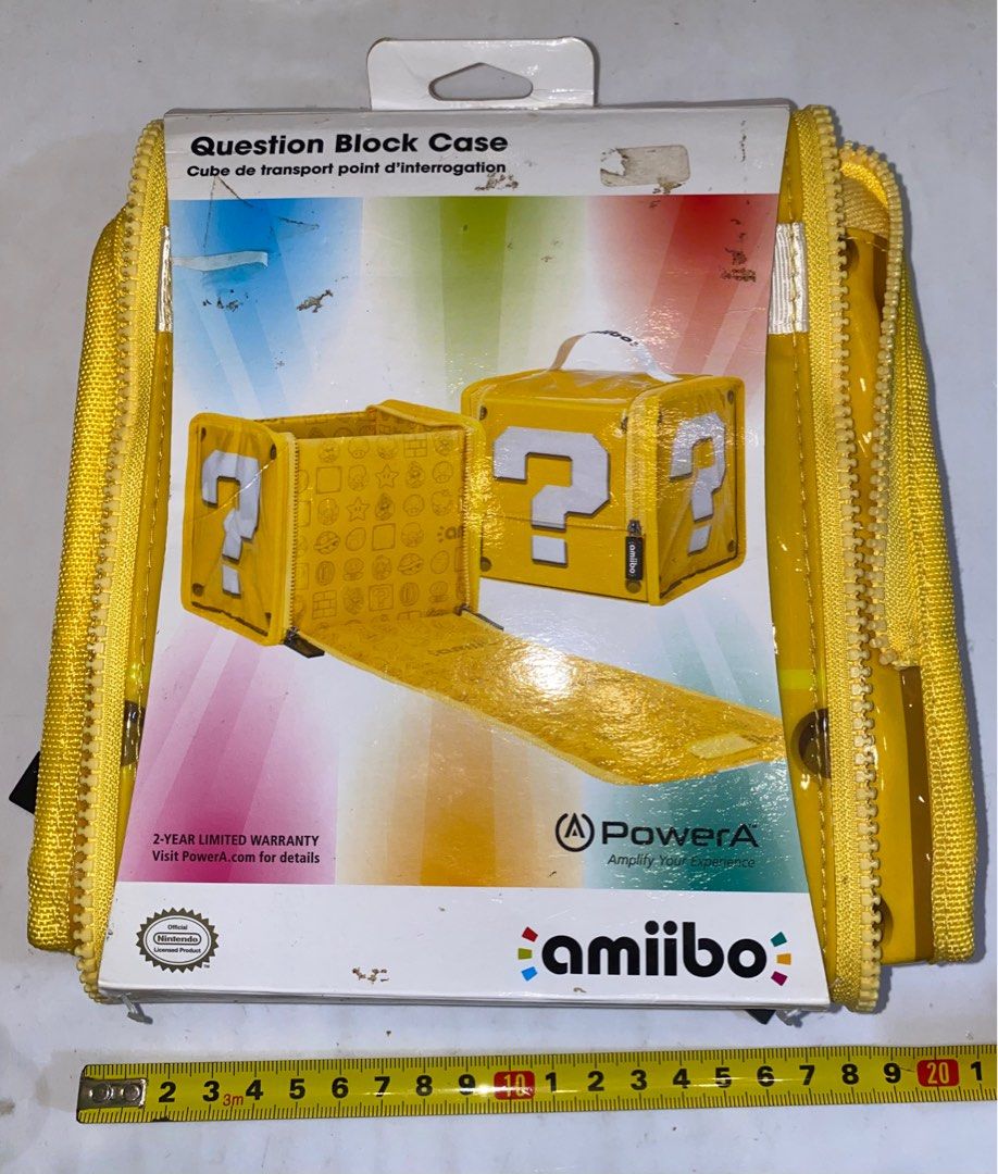 Nintendo Question Block Storage amiibo Super Mario Question Block Case (Nintendo Wii U), Hobbies & Toys ...