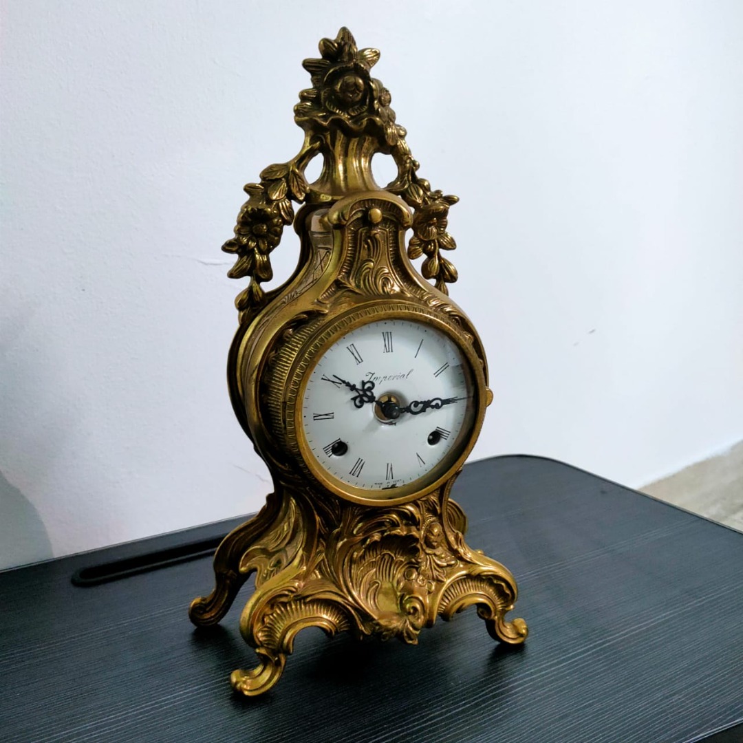 Antique mechanical clock (Fully serviced) Antik jam, Furniture & Home