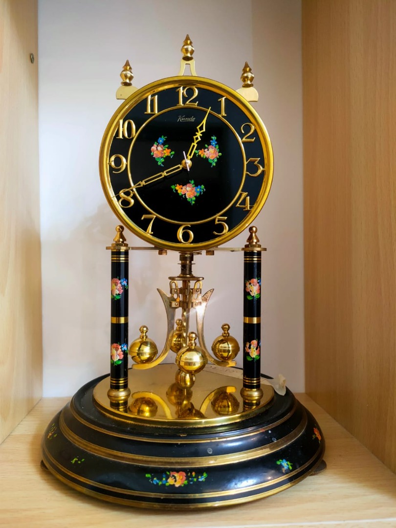 Antique mechanical clock (fully serviced) Antik Jam, Furniture & Home