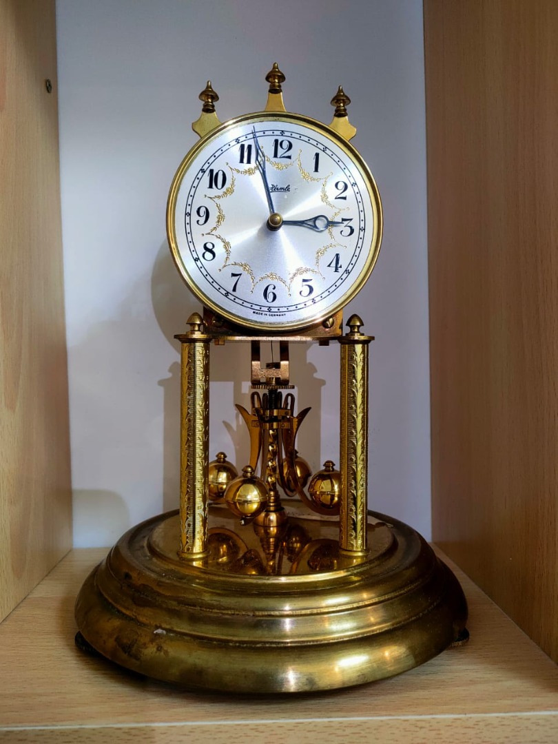 Antique mechanical clock (Fully serviced) Antik Jam, Furniture & Home