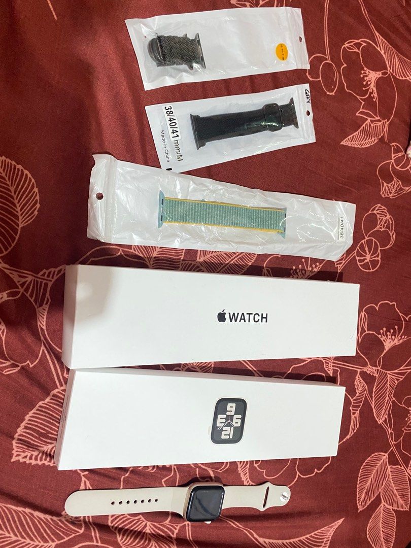 APPLE WATCH SE GEN 2 STARLIGHT IBOX ORI GARANSI SAMPAI FEB 2024