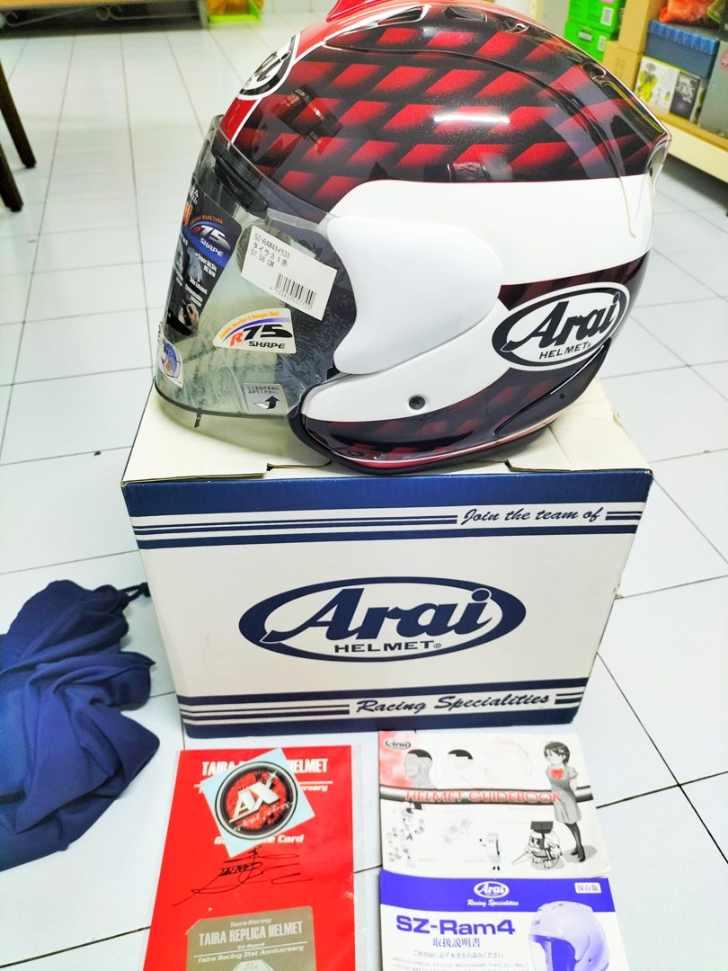 Arai Ram 4 Taira Red 31st Anniversary Limited Edition with serial