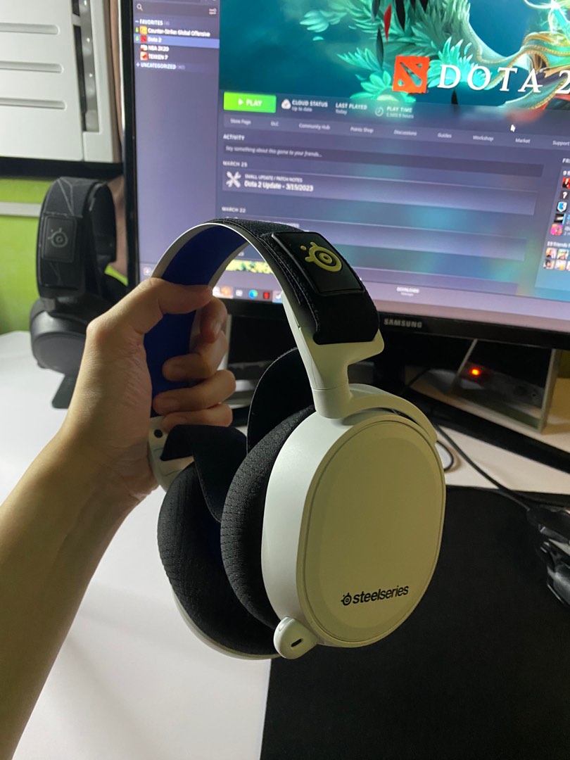 Arctis 7+ SteelSeries good as new!, Audio, Headphones & Headsets on ...