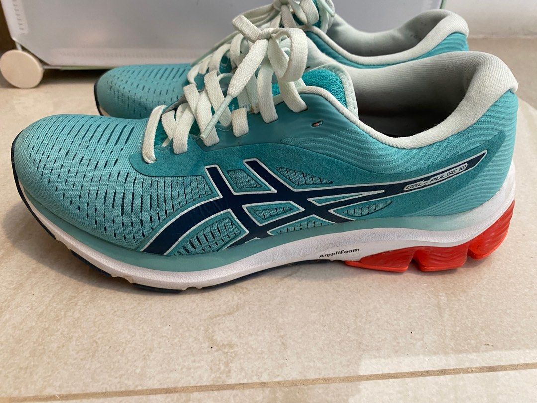 Asics Gel Pulse running shoes in techno cyan magnetic blue