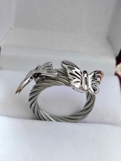 Authentic Charriol Butterfly Ring