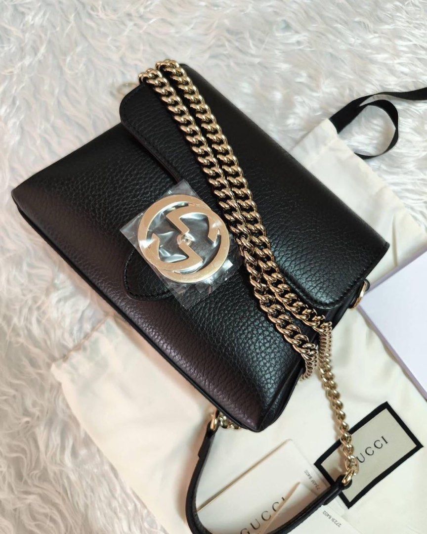 Gucci interlocking outlet shoulder bag