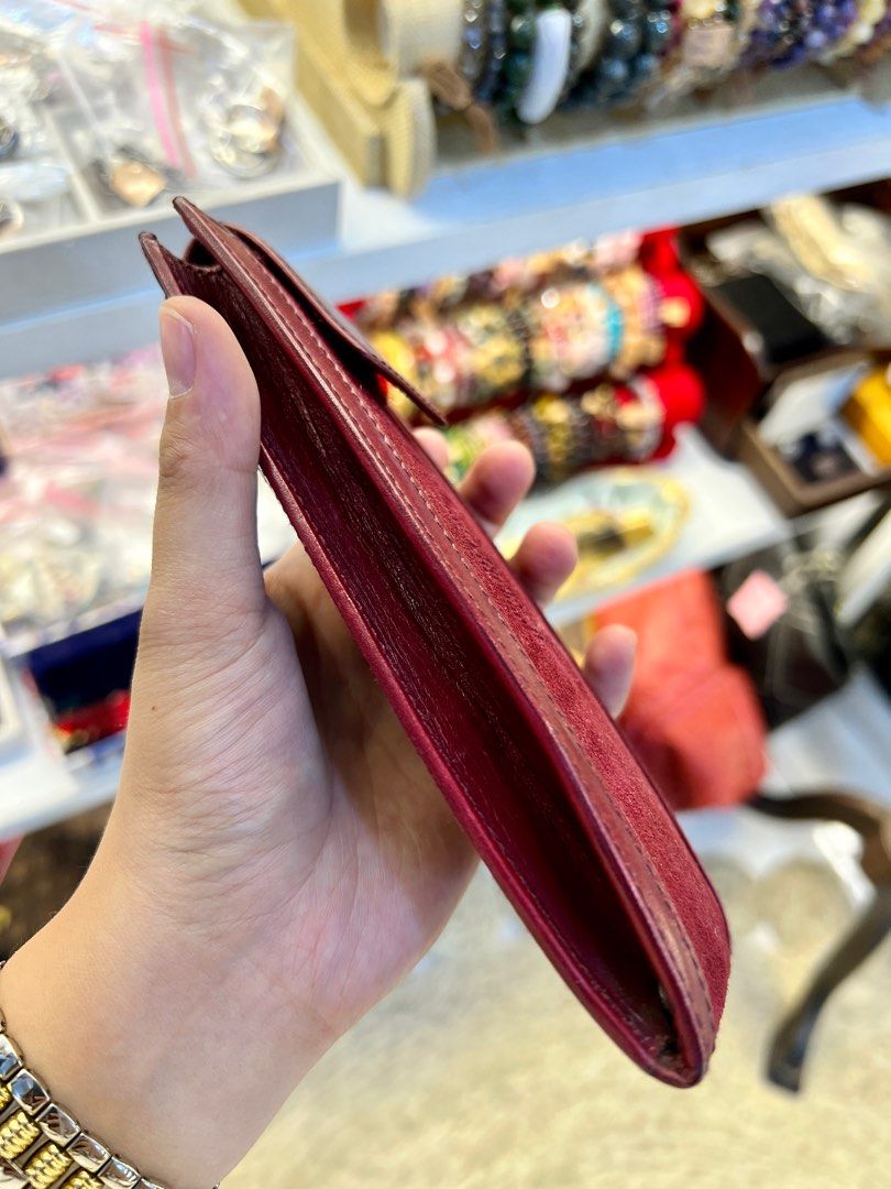 Authentic LOEWE glasses holder (Category: Luxury Bags & Wallets) located in La Trinidad. Submitted by asna_taku (Listing ID 1226371325, Image 3). Description: Auth LOEWE glasses holder Suede leather x calf leather Leather rin inside Excellent vintage condition.