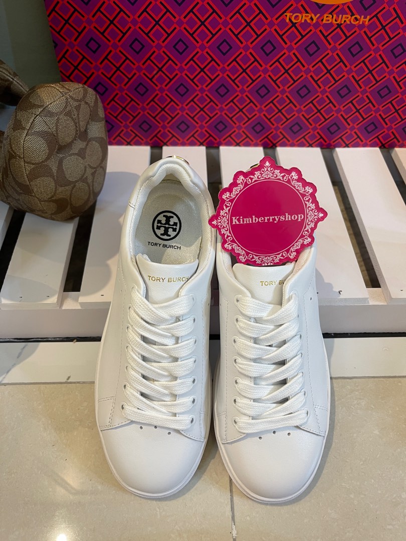 Authentic Tory Burch sneakers women shoes white shoes, Women's Fashion,  Footwear, Sneakers on Carousell