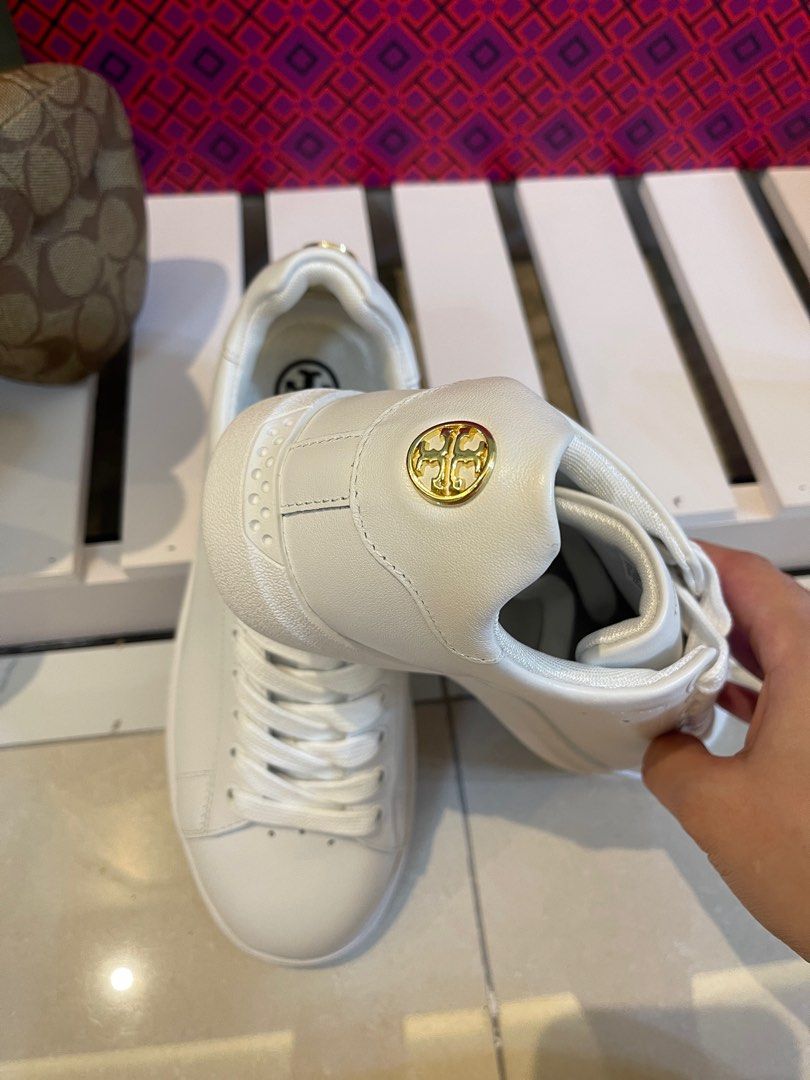 Tory burch best sale white sneakers