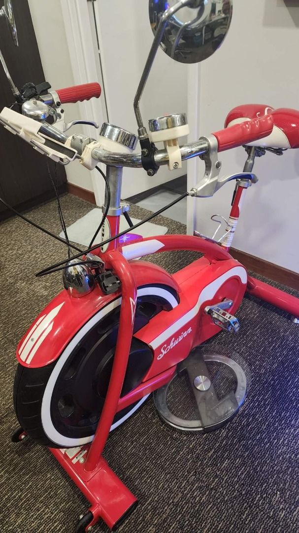 Authentic. Vintage Retro. Schwinn Classic Cruiser Spin Exercise Bike