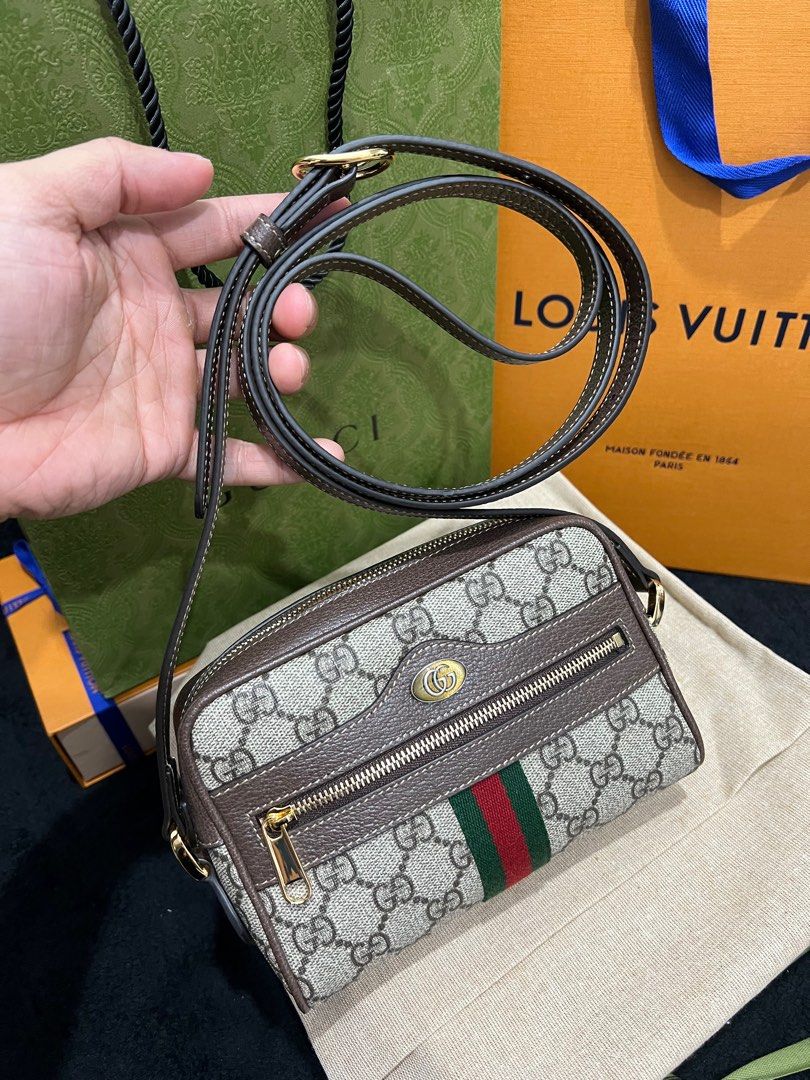 AUTHENTIC NEW GUCCI Ophidia GG Supreme mini bag