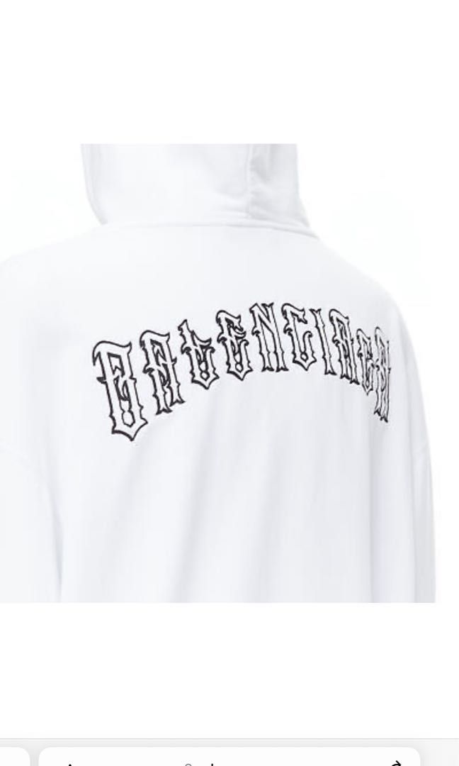 Balenciaga tattoo logo hoodie, Men's Fashion, Tops & Sets, Hoodies on ...