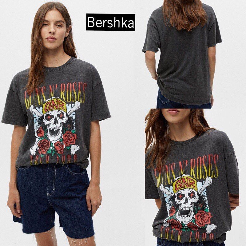 Guns n roses t shirt bershka discount