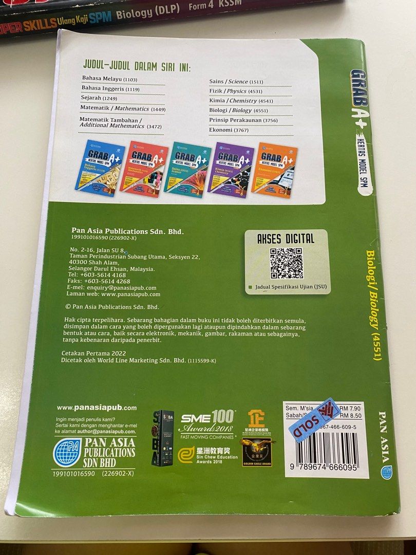SPM BOOKS Biology Module Papers Grab A Kertas Model SPM Biologi spm-books-biology-module-papers-grab-a-kertas-model-spm-biologi