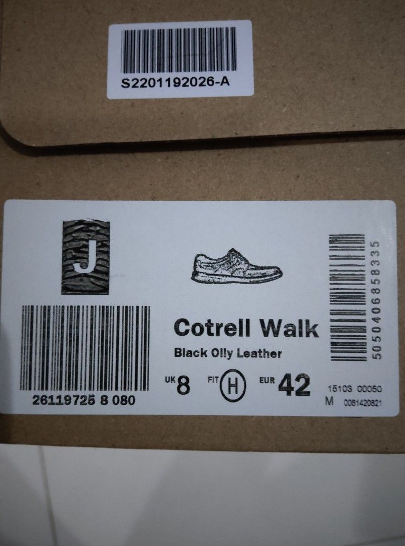 BNIB Clarks Men Cotrell Walk Black Color Size UK 8 Men s