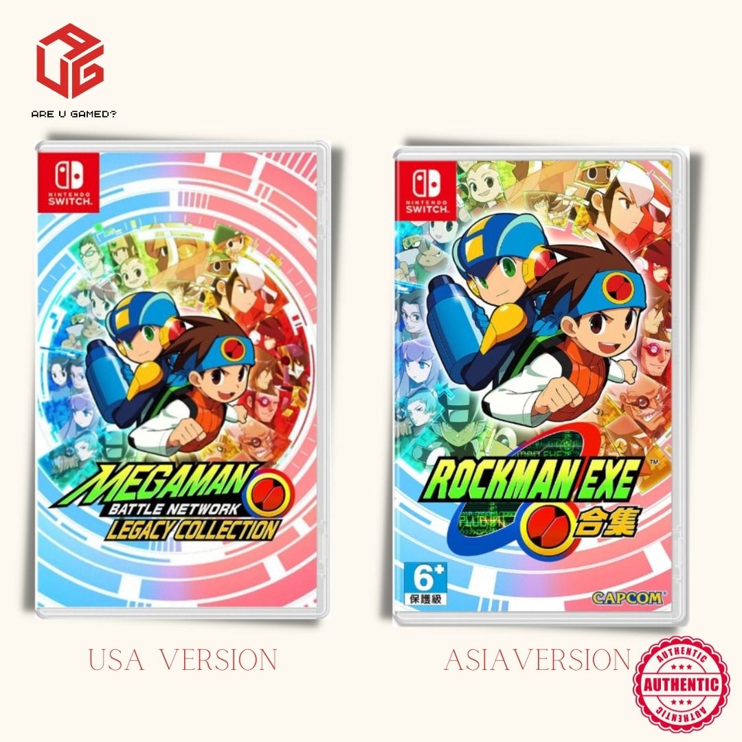 💯BNIB Mega Man Battle Network Legacy Collection (USA/Asia version