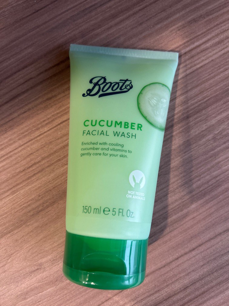Boots cucumber facial wash 150ml, Beauty & Personal Care, Face, Face