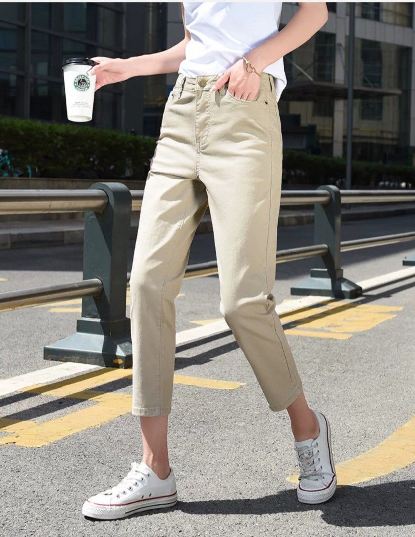 Brand New Off white cropped pants Women s Fashion Bottoms Other