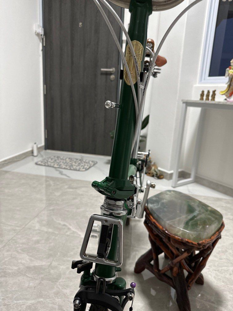 Brompton C-Line Custom Build (vintage mod), Sports Equipment, Bicycles ...