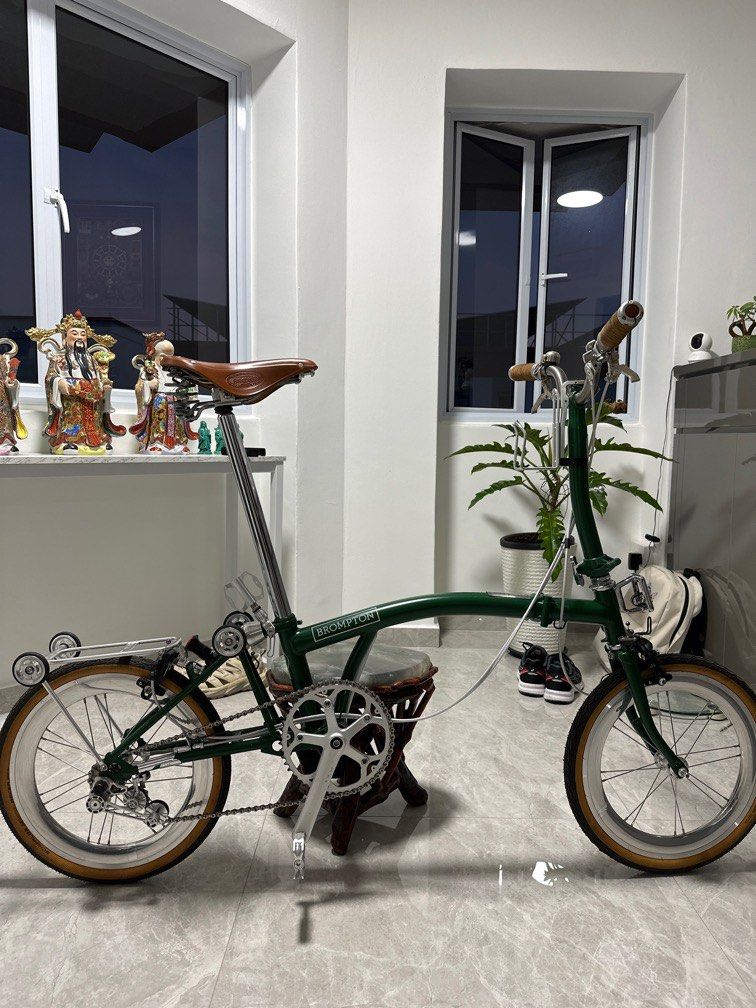 Brompton C-Line Custom Build (vintage mod), Sports Equipment, Bicycles ...