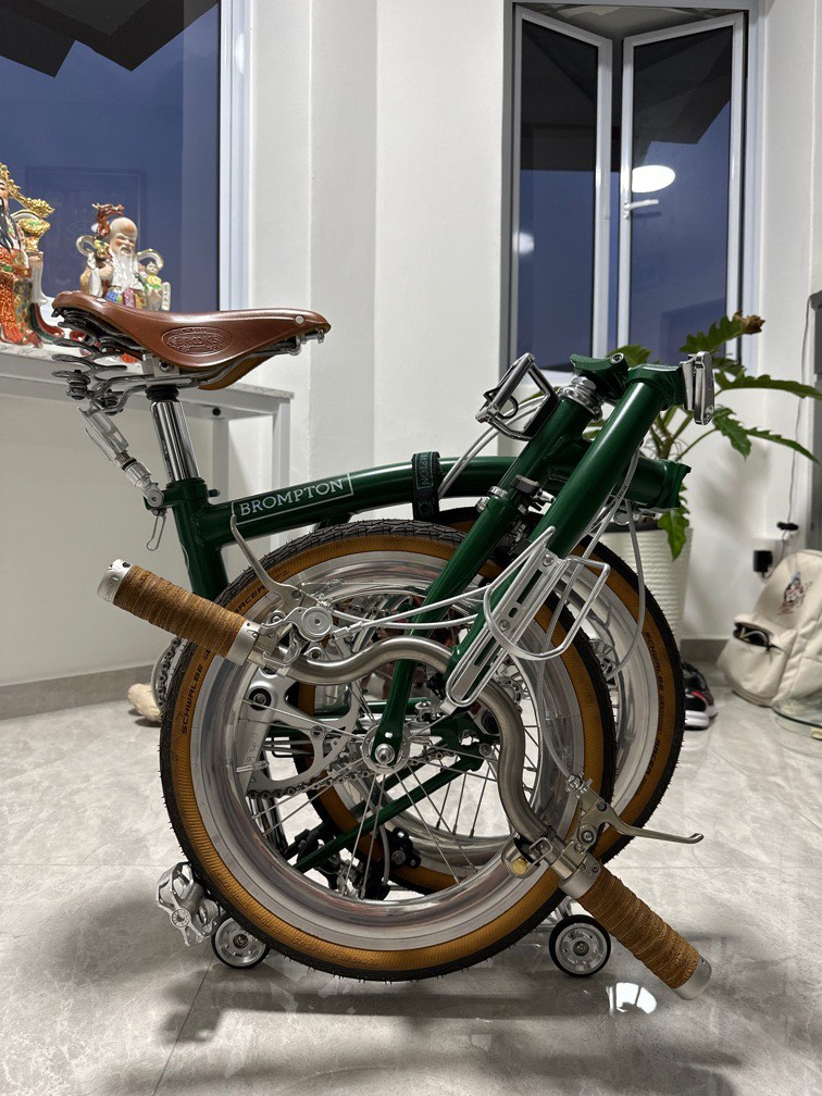 Brompton C-Line Custom Build (vintage mod), Sports Equipment, Bicycles ...