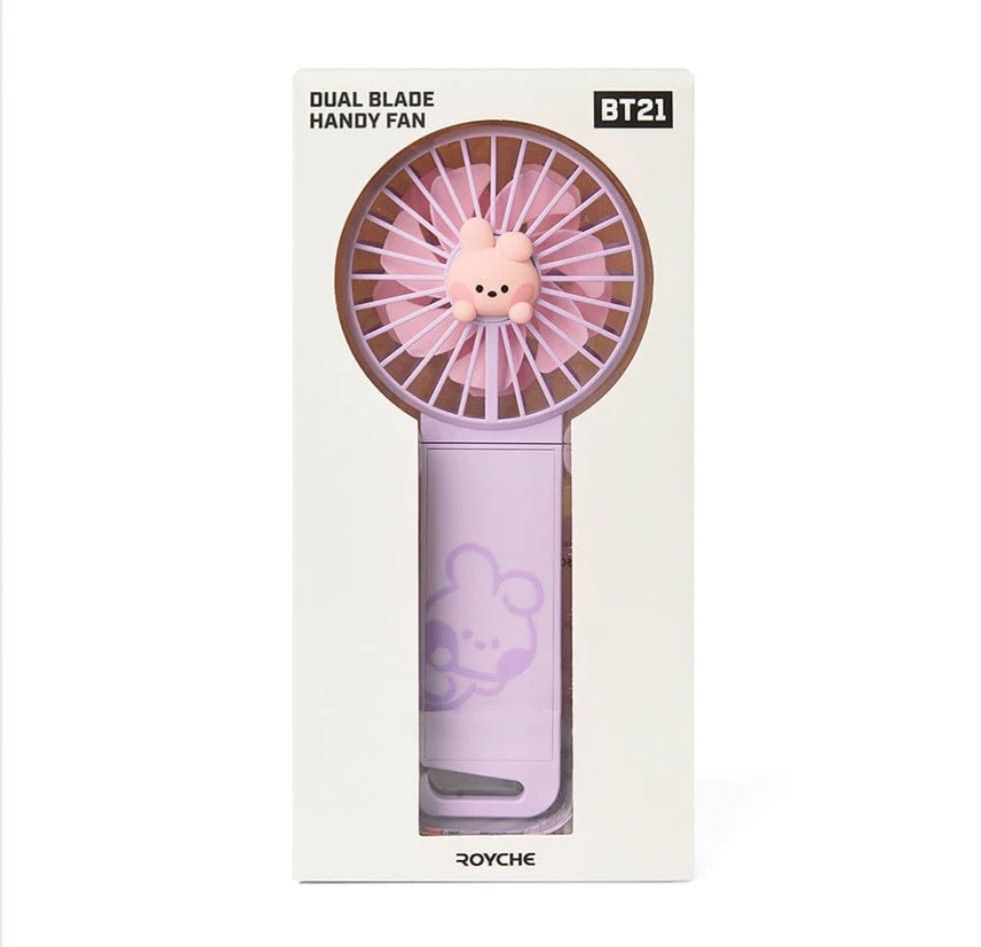 BT21 COOKY Minini Dual Blade Handy Fan, Furniture  Home Living, Lighting   Fans, Fans on Carousell