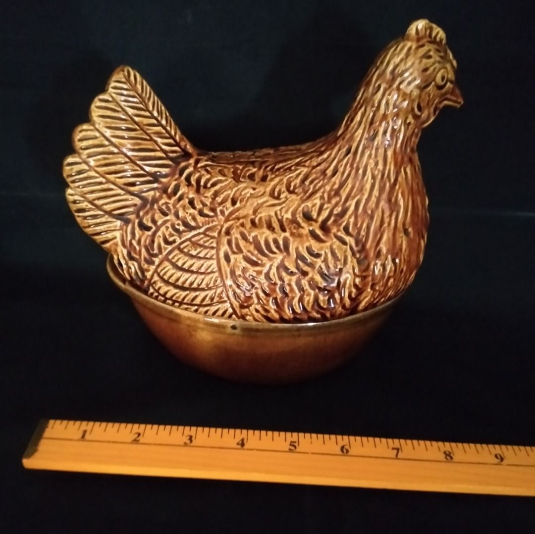 Ceramic Chicken Egg Holder, Furniture & Home Living, Kitchenware