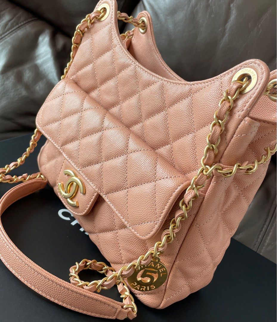 CHANEL 23P (Spring Act1) Medium Hobo Bag in Light Beige, caviar leather,  Luxury, Bags & Wallets on Carousell