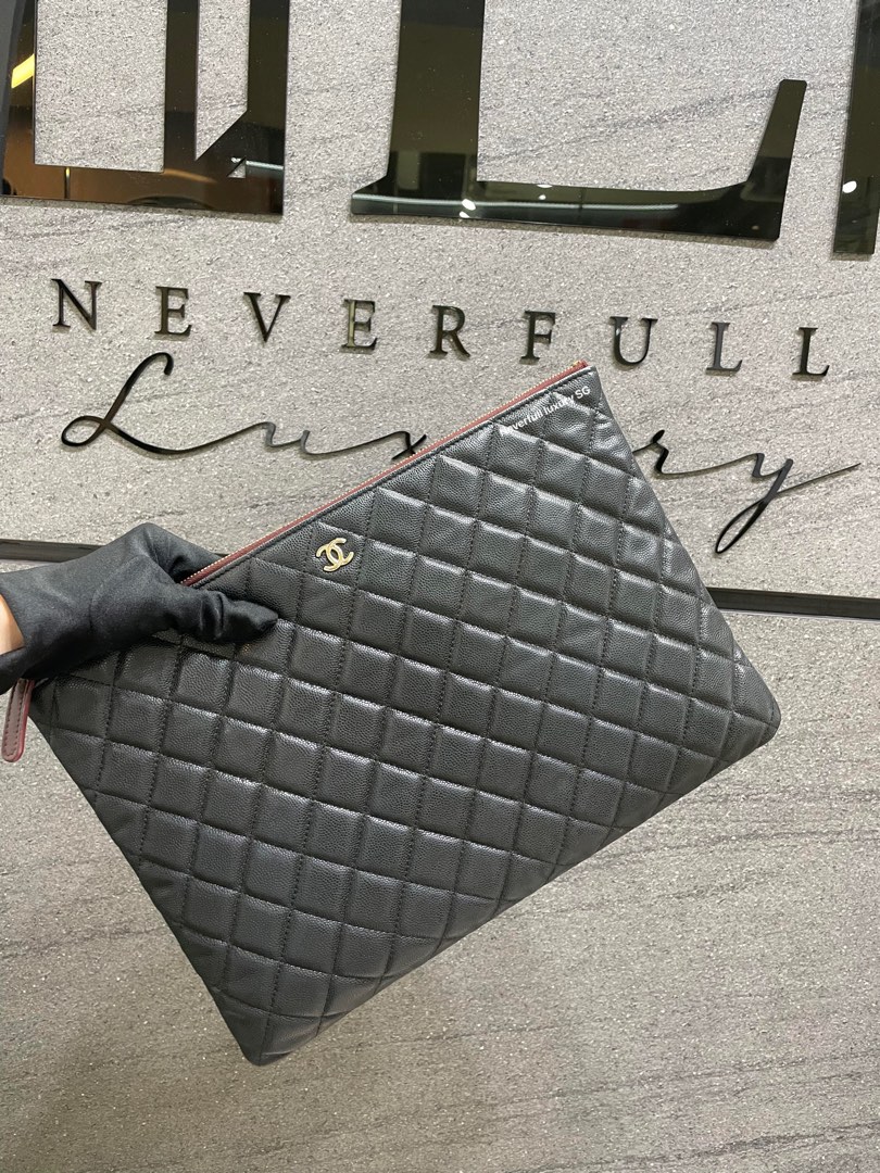 Chanel classic new arrivals large pouch