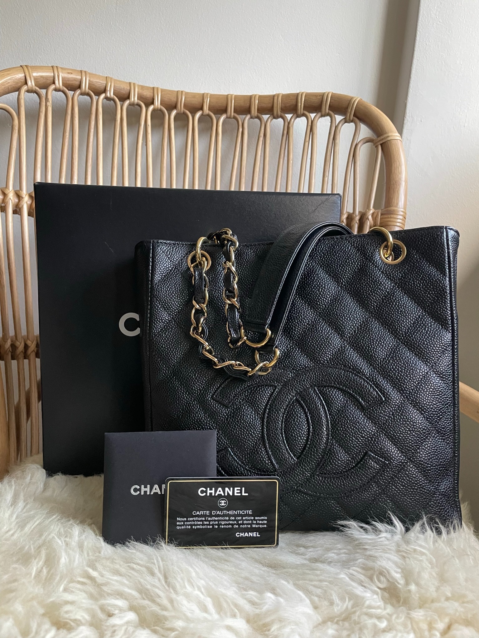 Chanel pst tote discount