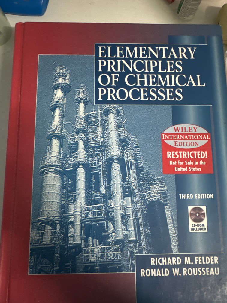 Chemical engineering textbook, Hobbies & Toys, Books & Magazines, Textbooks on Carousell