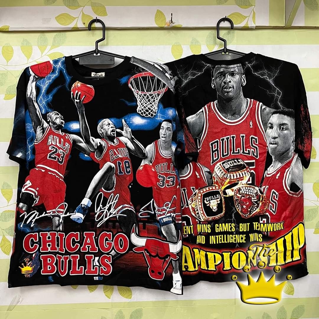 vintage Chicago Bulls championship tee, Men's Fashion, Tops & Sets, Tshirts  & Polo Shirts on Carousell